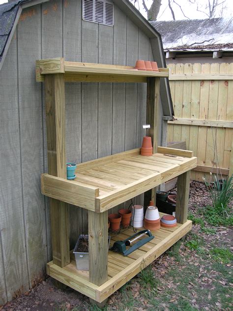 DIY Potting Bench - Westview Bungalow