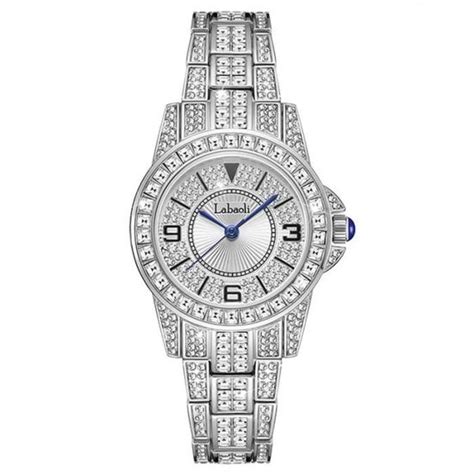 Sharphy Montre Femme De Luxe Quartz Diamant Mode Bracelet En Acier