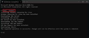 C Mo Instalar El Subsistema De Windows Para Linux Wsl En Windows