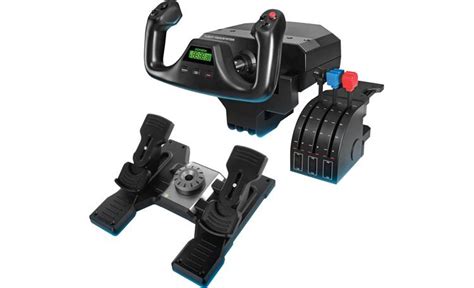 Logitech G Flight Simulator Yoke + Pedals Bundle (PC) Professional ...