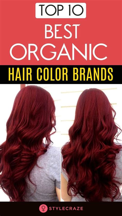 10 Best Organic Hair Color Brands To Use In 2020 Our Top Picks