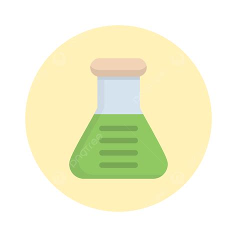 Flask Flat Icon Vector Beaker Chemistry Flask Png And Vector With