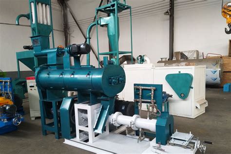 Wet Type Floating Fish Feed Pellet Extruder Feed Pellet Production Line