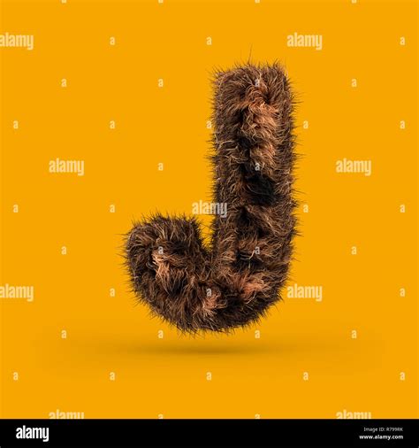 Uppercase Fluffy And Furry Font Made Of Fur Texture For Poster Printing