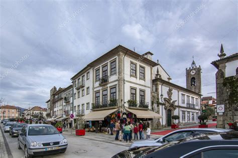 Ponte De Lima Portugal Diciembre Plaza De Ponte De Lima A La