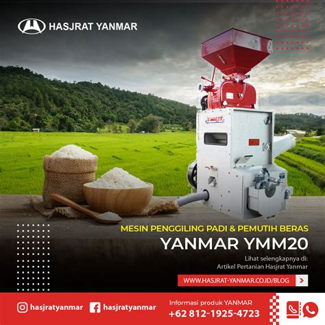 Mesin Penggiling Padi Pemutih Beras Yanmar Ymm Hasjrat Yanmar