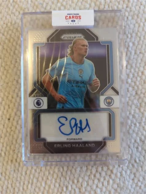 Erling Haaland Manchester City Signatures Autograph Prizm 202223 Auto