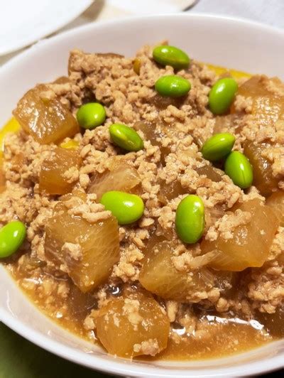 大根の煮物～ひき肉あんかけ添え～ By 料理でmyh 【クックパッド】 簡単おいしいみんなのレシピが384万品