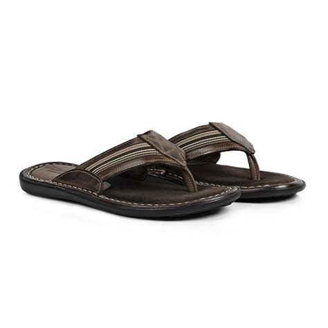 Chinelo Masculino Couro Legitimo Linha Extremo Conforto D Jan