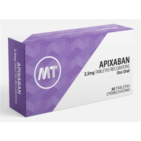 Apixaban Mg Tabletas Mt Apixaban Mg