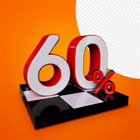 Premium Psd Percentage 3d Premium