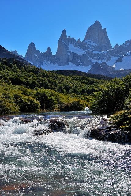 El Chalten Trekking Hacia Cerro Fitz Roy Rio Del Chorrillo Del