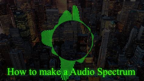 Tuto After Effects Spectre Audio Pour D Butant Youtube