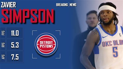 Detroit Pistons Zavier Simpson Youtube