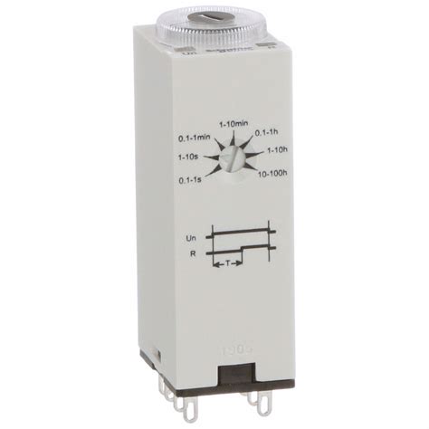 SCHNEIDER Socket Mounted 24V DC Single Function Time Delay Relay