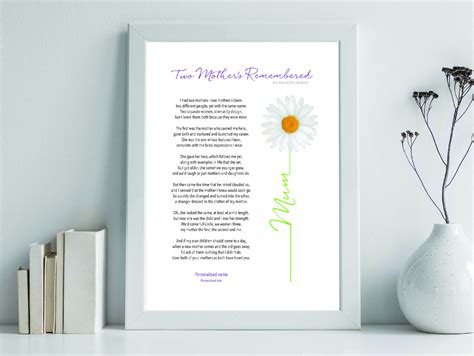 Mum Dementia Print Dementia Poem Mum 2 Mums Remembered Bereavement T Etsy Uk