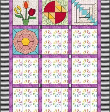 Quiltpakketten Blok Van De Maand Project Fris Quiltshop Leur Quiltshop