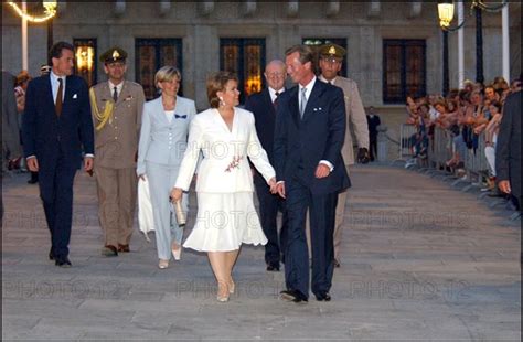 06 25 2002 Grand Duke Henri Of Luxembourg And Grand Duchess Maria