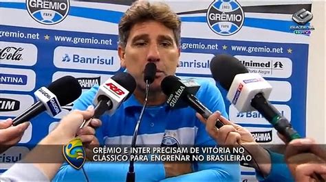 Veja A Preparação De Grêmio E Inter Para O Clássico De Domingo Vídeo Dailymotion