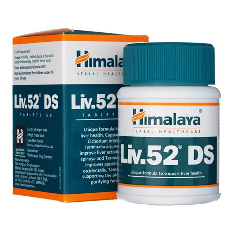 Himalaya Liv 52 DS 60 Tablets Natural Liver Support And Protection