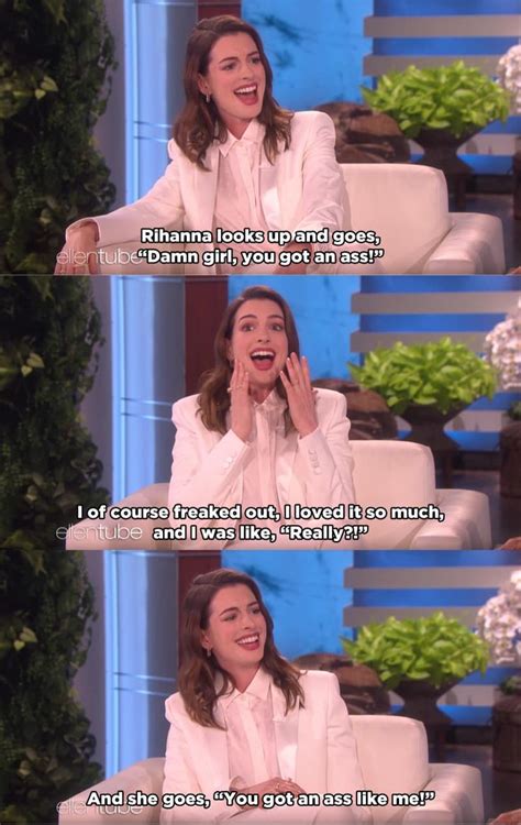 Anne Hathaway Told Ellen How Her Oceans 8 Costars Supported Her After She Became A Mother