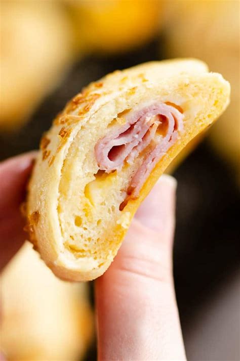 Hot Ham And Cheese Roll Ups Easy 5 Ingredient Recipe