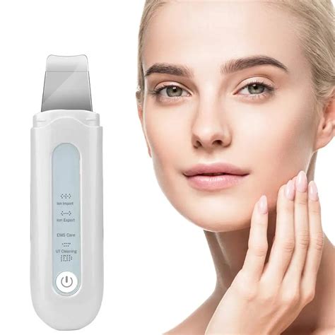 Ultrasonic Skin Scrubber Blackhead Remover Ion Vibration Acne