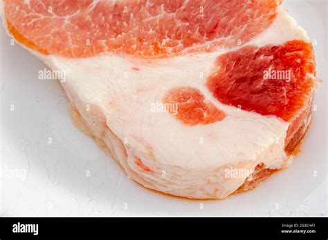 Pork With Fat Stock Photo Alamy