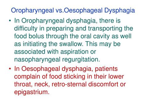 Oropharyngeal Dysphagia