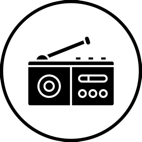 Radio Vector Icon Style 22237279 Vector Art At Vecteezy