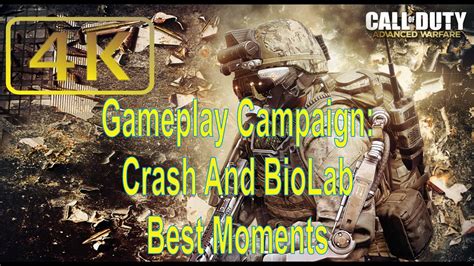 4K Call Of Duty AW GamePlay Campaign Crash And BioLab Best Moments