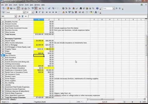 Family Budget Spreadsheet Budget Spreadsheet Spreadsheet Templates for Busines Family Budget ...