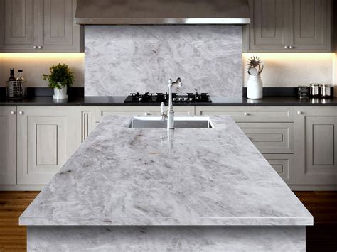 White Quartzite Countertops