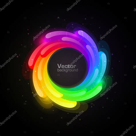 Rainbow Color Circle Background Stock Vector By ©jack1e 31750915