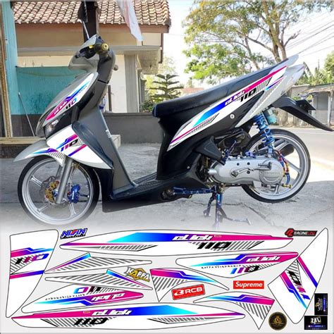 Jual List Art Striping Vario 110 Karbu Cw Striping Variasi List Vario
