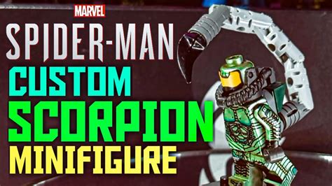 Lego Spider Man Villains Scorpion Moc Custom Minifigure