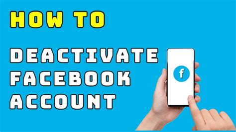 How To Deactivate Facebook Account Temporarily Youtube