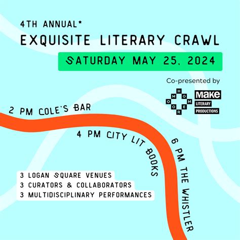 Exquisite Crawl 2024 Make Literary Productions Nfp