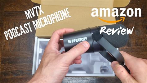 Amazon Influencer Product Review Shure Mv X Podcast Xlr Microphone