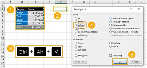 Excel Keyboard Shortcut Paste Values Asrposbk