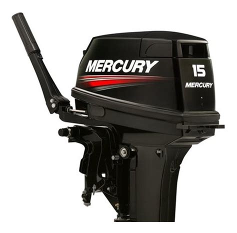 Motor Popa Mercury 15 Hp 2 Tempos Lancha Barco Bote Pesca Frete grátis