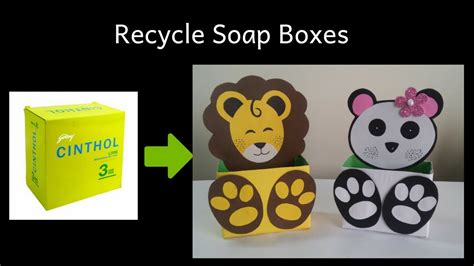 How To Recycle Soap Boxes Best Out Of Waste Soap Box Reuse Idea