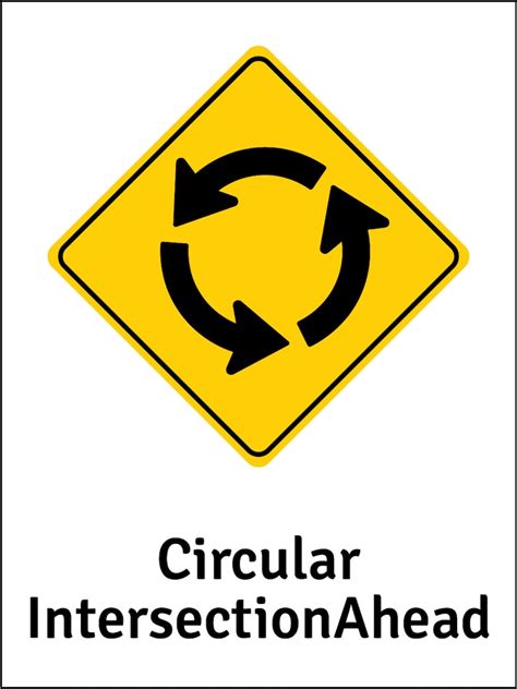 Usa Traffic Signs Road Signs Test Flash Cards Usa Warning Signs