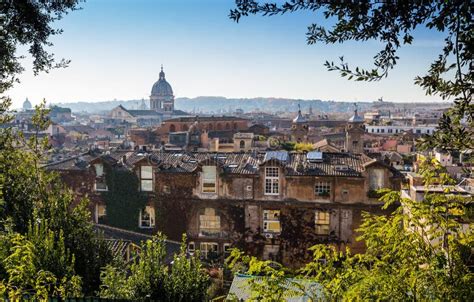 Old Houses in Historical Centre of Rome, Italy Stock Photo - Image of ...