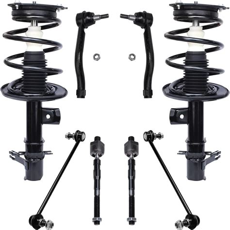 Detroit Axle 8pc Front Struts Kit For 2007 2013 Nissan