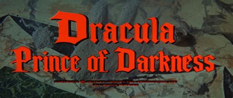 MCBASTARD S MAUSOLEUM Blu Ray Review DRACULA PRINCE OF DARKNESS 1965