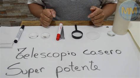 TELESCOPIO casero superpotente 1ª parte YouTube