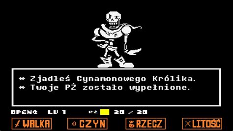 UNDERTALE Walka Z PAPYRUSEM Droga Pacyfistyczna PL YouTube