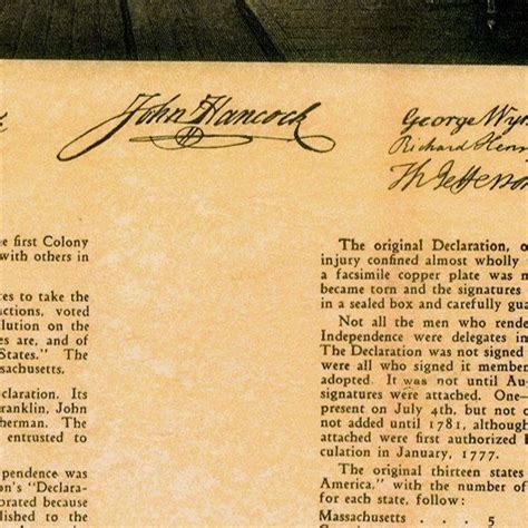 Signing Of The Declaration Of Independence