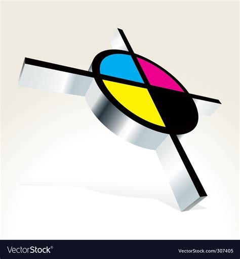 Cmyk Printing Royalty Free Vector Image Vectorstock